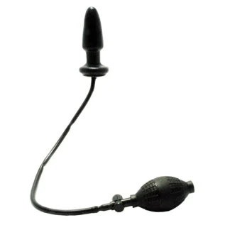 Анальна пробка з вібрацією та накачуванням Fanny Hill''s Black Buttplug