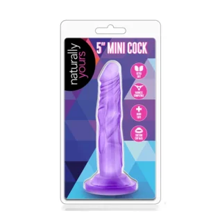 Alternative view of Фалоімітатор NATURALLY YOURS 5INCH MINI COCK PURPLE