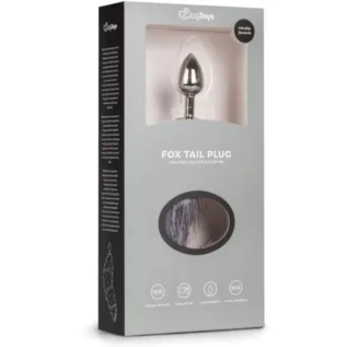 Alternative view of Анальна пробка з сірим хвостиком EasyToys Fox Tail Plug, s