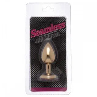 Alternative view of Анальна пробка Loveshop Gold Metal violet, m