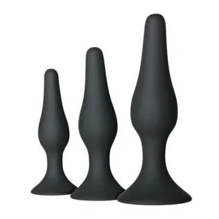 Alternative view of Набір анальних пробок EasyToys Butt Plug Set, чорний