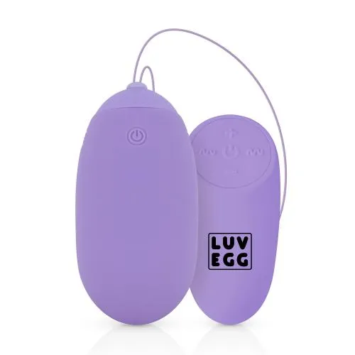 Вагінальне яйце з вібрацією та дистанційним пультом Luv Egg XL лілове 3 Вагінальне яйце з вібрацією та дистанційним пультом Luv Egg XL лілове