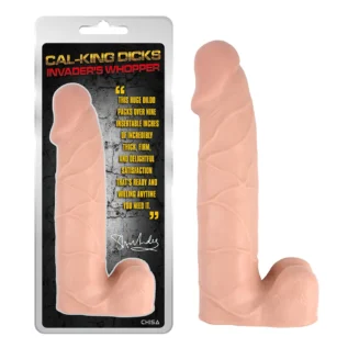 Фалоімітатор Гігант з кібершкіри Chisa Cal-king Dicks Invader's Whopper, бежевий