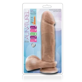 Alternative view of Фалоімітатор з подвійною щільністю au NATUREL 9.5 INCH DILDO MOCHA