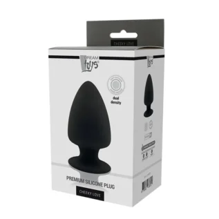Alternative view of Термоактивна анальна пробка PREMIUM SILICONE PLUG L BLACK