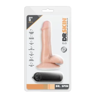 Alternative view of Вібратор з обертанням Blush DR SKIN DR SPIN 6INCH GYRATING DILDO