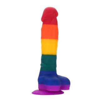 Райдужний фалоімітатор COLOURFUL LOVE DILDO