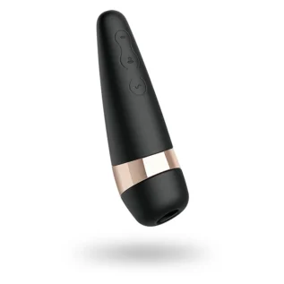 Вакуумний кліторальний стимулятор SATISFYER PRO 3 + чорний
