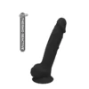 Фалоімітатор термоактивний REAL LOVE 7, Black