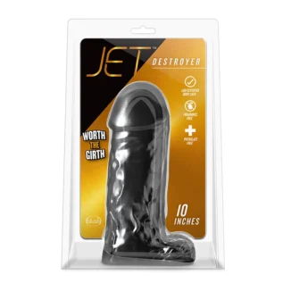 Alternative view of Фалоімітатор гігант JET DESTROYER CARBON METALLIC BLACK
