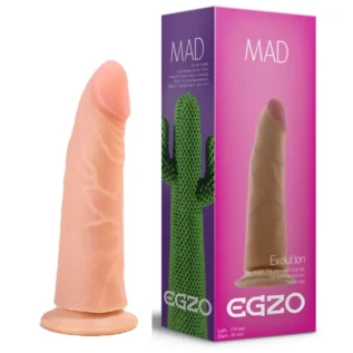 Фалоімітатор реалістичний EGZO MAD Spicy Lover на присосці