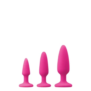Alternative view of Набір анальних пробок COLOURS PLEASURES TRAINER KIT PINK