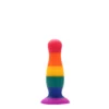 Райдужна анальна пробка COLOURFUL LOVE PLUG