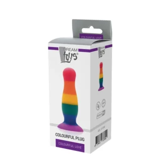 Alternative view of Райдужна анальна пробка COLOURFUL LOVE PLUG