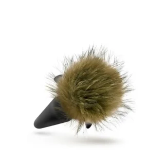 Анальна пробка з помпоном POM PLUGS BROWN - Зображення 5