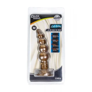 Анальна пробка ялинка Chisa Dark Muscle Cdt Bisley Gold на присосці - Зображення 4