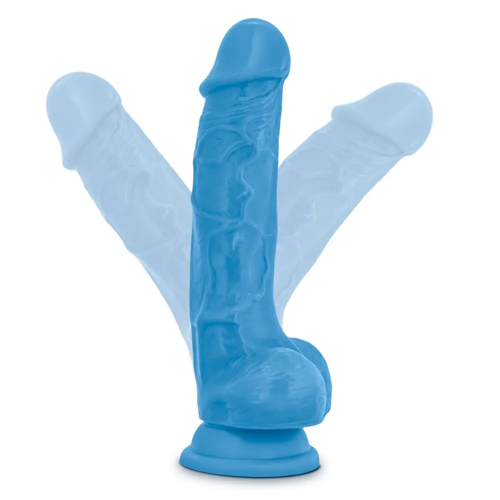 Фалоімітатор з подвійною щільністю NEO 7.5 INCH COCK W. BALLS BLUE 5 Фалоімітатор з подвійною щільністю NEO 7.5 INCH COCK W. BALLS BLUE - Зображення 3