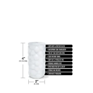 МАСТУРБАТОР HAPPY ENDING PLEASURE PACKAGE USE WITH CAUTION TIGHT TEXTURED STROKER - Зображення 4