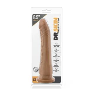Фалоімітатор Dr. SKIN BASIC 8.5INCH MOCHA - Зображення 2