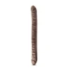 Подвійний фалоімітатор DR SKIN 18inch CHOCOLATE