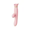 Зображення Вібратор з ротацією і вакуумною стимуляцією ZALO ROSE Rabbit PINK
