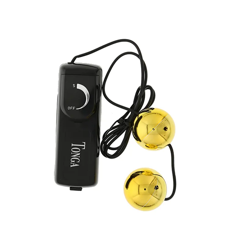 Вагінальні кульки Vibrating Balls, GOLD 3 Вагінальні кульки Vibrating Balls, GOLD