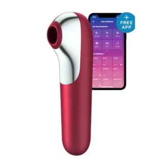 Вакуумний кліторальний стимулятор SATISFYER DUAL LOVE червоний