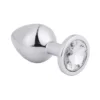 Зображення Анальна пробка Silver Metal Diamond, m