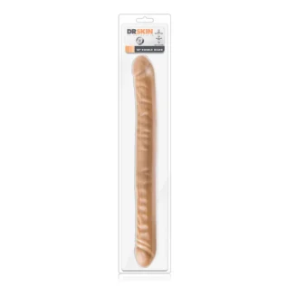 Alternative view of Подвійний фалоімітатор DR SKIN 18inch MOCHA