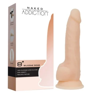 Фалоімітатор реалістичний на присосці NAKED ADDICTION 8 бежевий