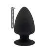 Зображення Термоактивна анальна пробка PREMIUM SILICONE PLUG L BLACK