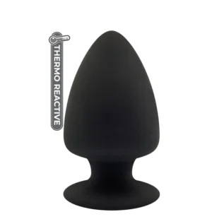 Термоактивна анальна пробка PREMIUM SILICONE PLUG L BLACK