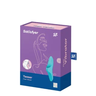 Універсальний вібратор на палець Satisfyer Teaser, бірюзовий - Зображення 6