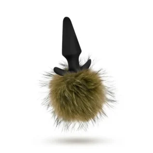 Анальна пробка з помпоном POM PLUGS BROWN - Зображення 3