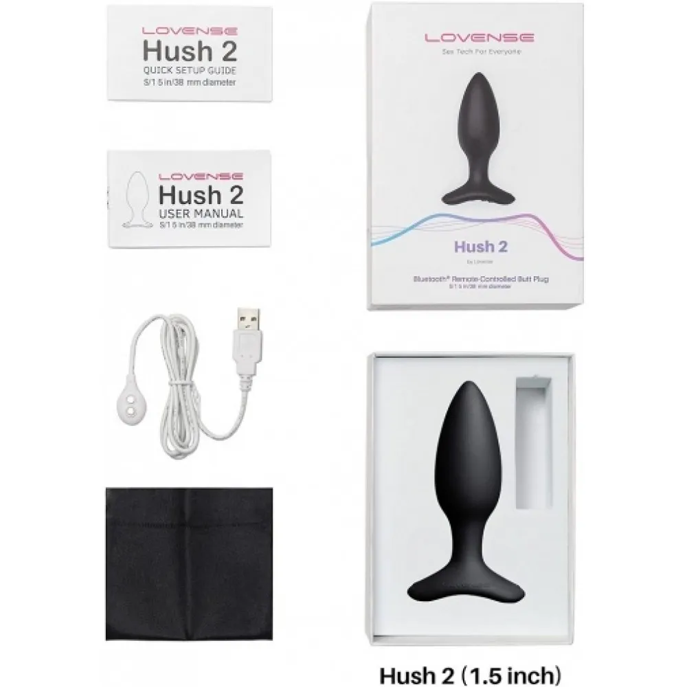 Анальна пробка Смарт Lovense Hush 2 6 Анальна пробка Смарт Lovense Hush 2 - Зображення 4