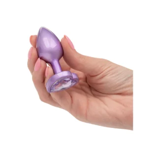 Анальная пробка CalExotics Diamond Heart Plug Small, фіолетова, 5,7 × 3,2 см 11 Анальная пробка CalExotics Diamond Heart Plug Small, фіолетова, 5,7 × 3,2 см - Зображення 5