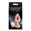 Зображення Анальна пробка NS Novelties REAR ASSETS ROSE GOLD HEART MEDIUM CLEAR