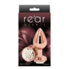 Анальний плаг NS Novelties REAR ASSETS ROSE MEDIUM WHITE 1 Зображення Анальний плаг NS Novelties REAR ASSETS ROSE MEDIUM WHITE