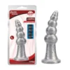 Анальна пробка рельєфна Chisa Dark Muscle 16.5 х 4.2 см Silver, розмір L 2 Зображення Анальна пробка рельєфна Chisa Dark Muscle 16.5 х 4.2 см Silver, розмір L