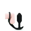 Анальна пробка з ерекційним кільцем Snug & Tug B-Vibe, силіконова, чорна 1 Зображення Анальна пробка з ерекційним кільцем Snug & Tug B-Vibe, силіконова, чорна