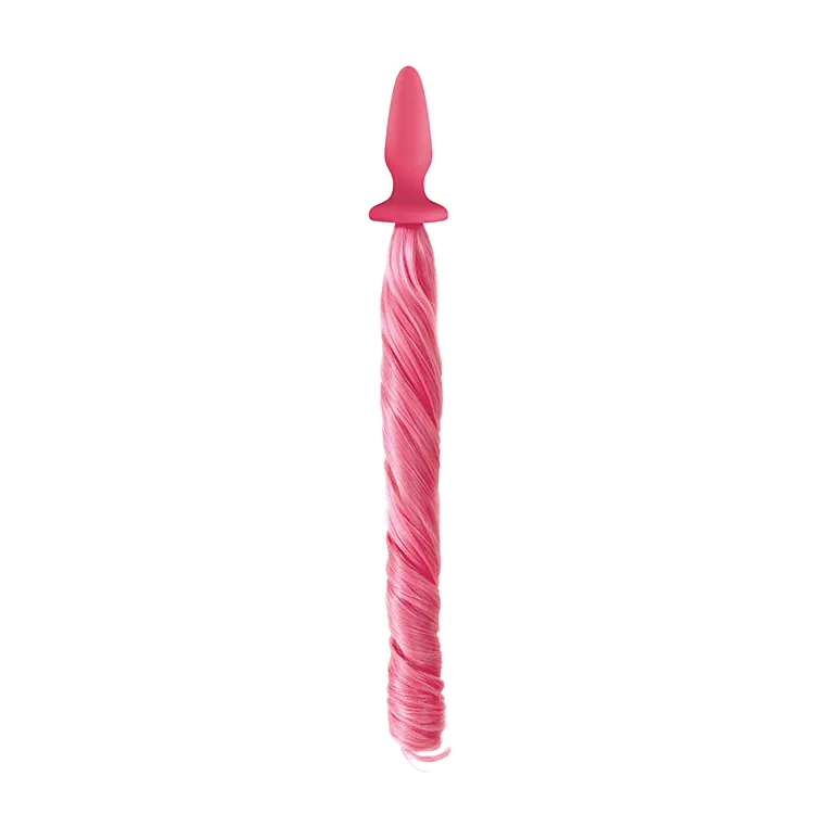 Анальна пробка із хвостом поні, Unicorn Tails, NS Novelties pink 4 Анальна пробка із хвостом поні, Unicorn Tails, NS Novelties pink - Зображення 2