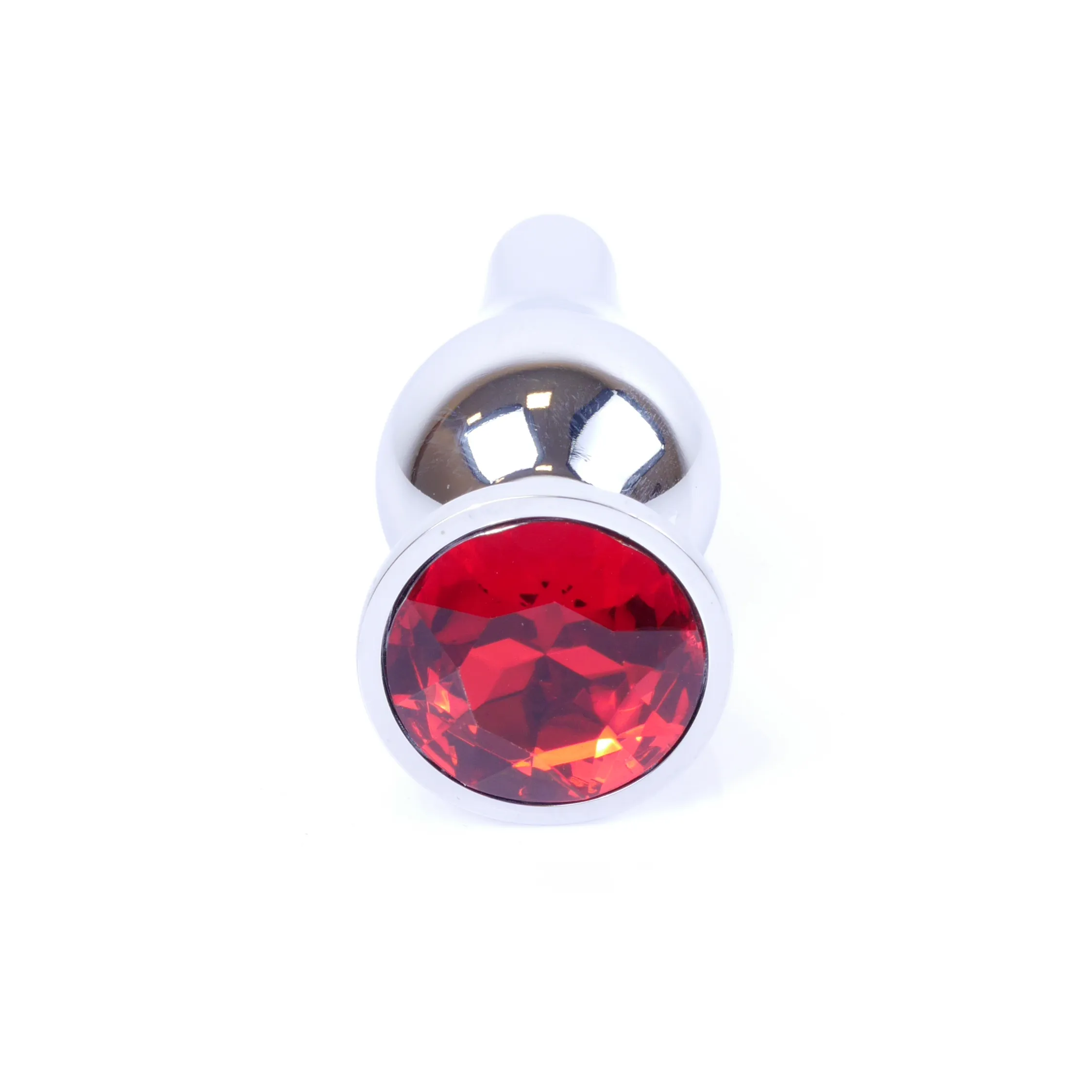 Анальна пробка із червоним кристалом Plug-Jewellery Silver BUTT PLUG- Red 4 Анальна пробка із червоним кристалом Plug-Jewellery Silver BUTT PLUG- Red - Зображення 2