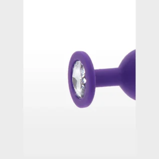 Анальна пробка з кристалом Toy Joy Diamond Booty Jewel, фіолетовий, Large - Зображення 3