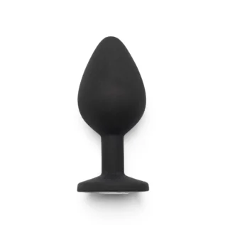 Анальна пробка з кристалом ToyJoy Diamond Booty Jewel, чорний, Medium - Зображення 2