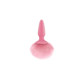 Alternative view of Анальна пробка з м'яким пухнастим хвостом кролика рожева BUNNY TAILS PINK