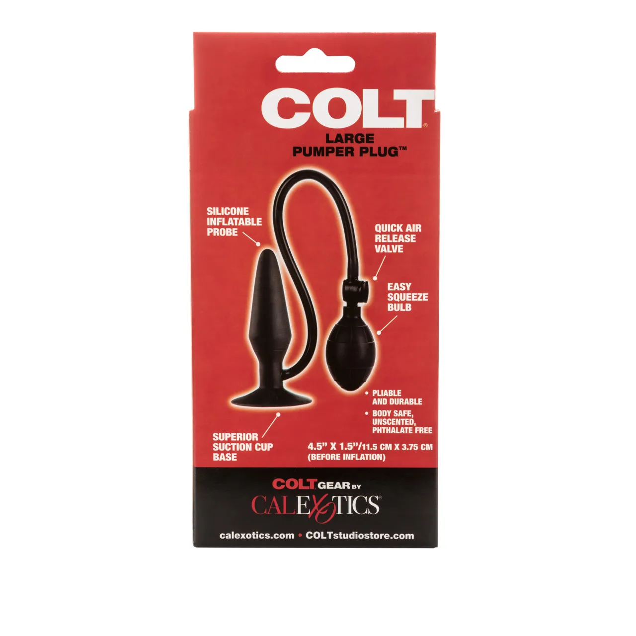 Анальна пробка з накачуванням COLT Large Pumper Plug 6 Анальна пробка з накачуванням COLT Large Pumper Plug - Зображення 4