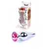 Анальна пробка з рожевим кристалом Plug-Jewellery Silver BUTT PLUG-Pink 1 Зображення Анальна пробка з рожевим кристалом Plug-Jewellery Silver BUTT PLUG-Pink