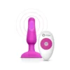 Анальна пробка з вібрацією b-Vibe Novice Plug Fuchsia, рожева 1 Зображення Анальна пробка з вібрацією b-Vibe Novice Plug Fuchsia, рожева
