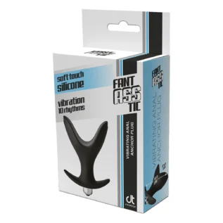 Alternative view of Анальна пробка з вібрацією FANTASSTIC VIBRATING ANAL ANCHOR PLUG BLACK