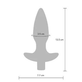 Анальна пробка з вібрацією Toy Joy Sparkle Buttplug з дистанційним керуванням, синій - Зображення 5